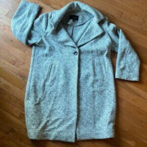 Banana Republic Factory long knit coat in heather gray Large - L